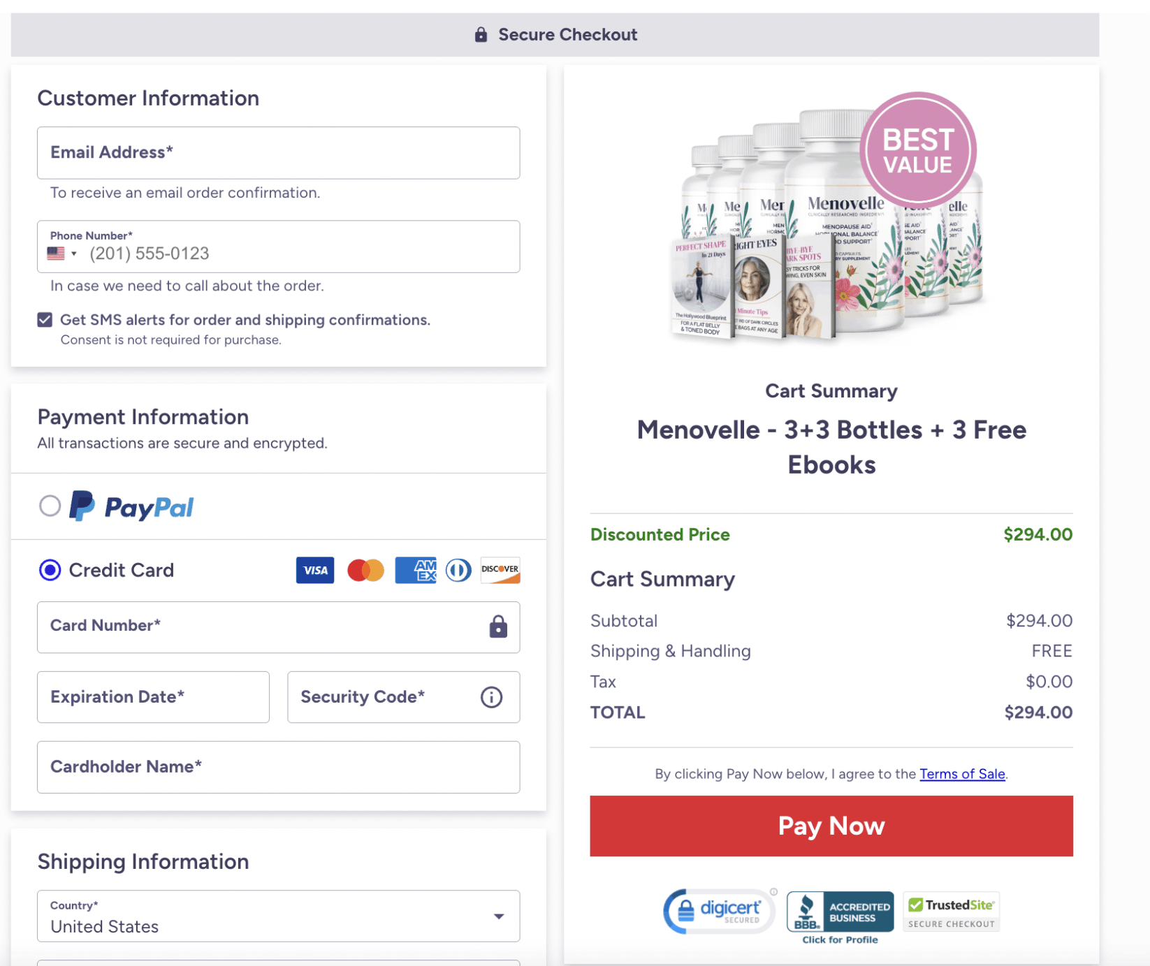 menovelle-order-page